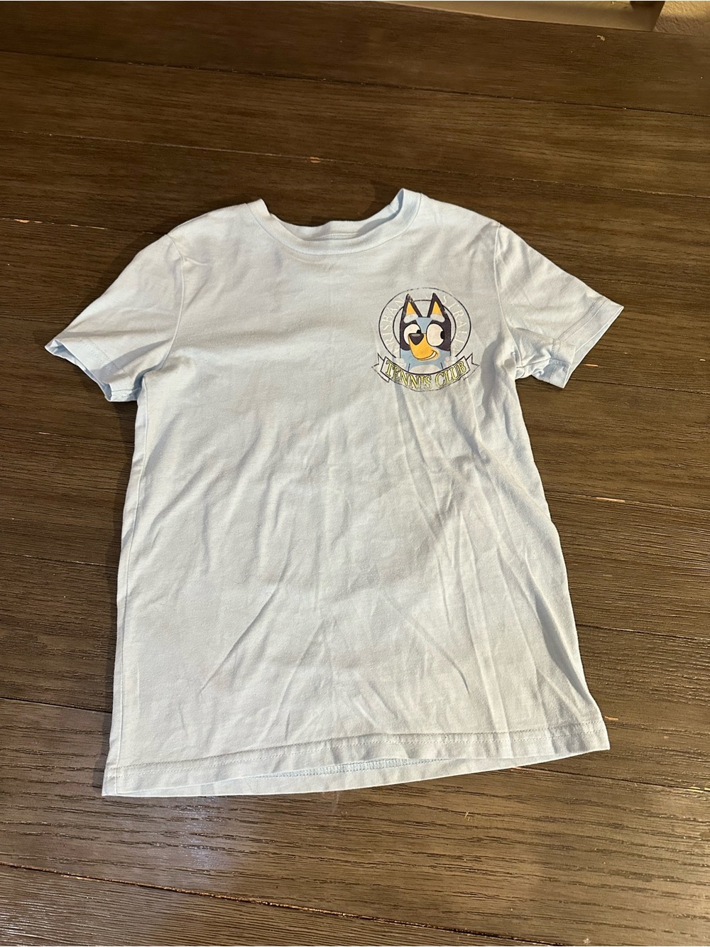 Sz 8 Light Blue Bluey Graphic T-Shirt
